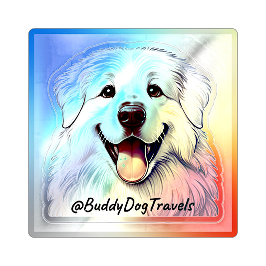 Buddy Holographic Die-cut Stickers
